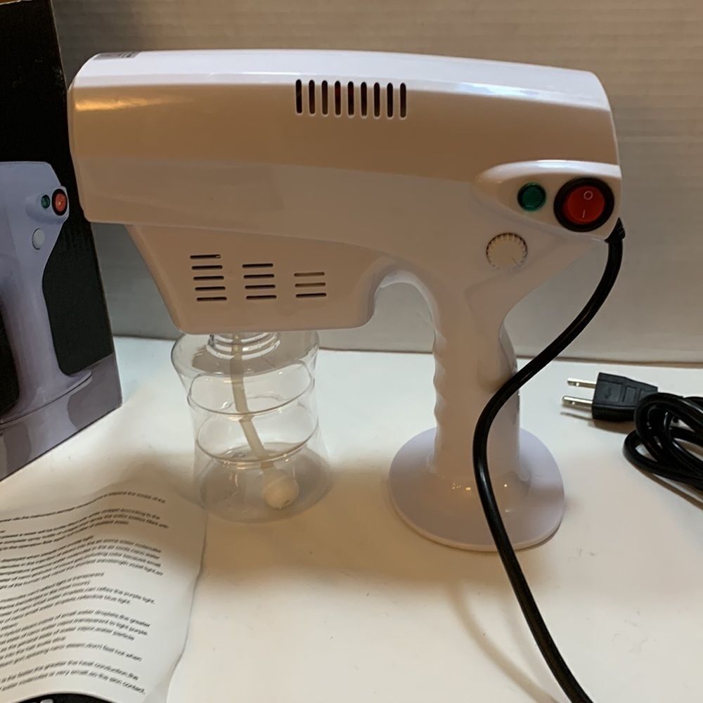 1200W Nano Steam Sanitizing Disinfectant sprayer with blue light machine